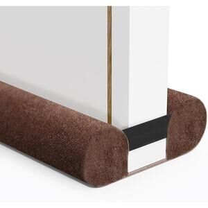 Door Draft Stopper for Bottom of Door / Brown / NIB / 32-36in